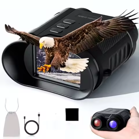 Night Vision Binoculars, FHD Infrared Hunting Night Vision 8X Digital Zoom, Night-Vision Scope Hunti