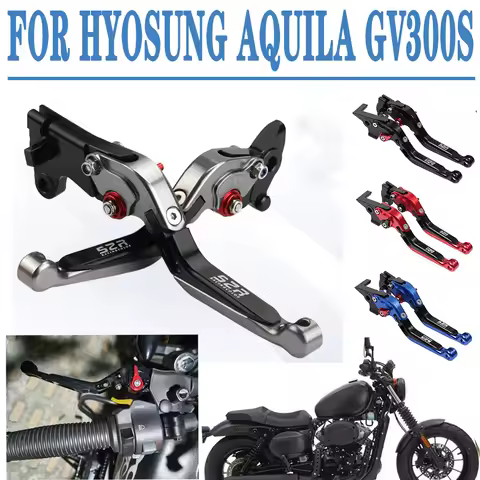 Motorcycle Accessories Adjustable Brake Clutch Levers Parking Handle Brake Lever for HYOSUNG Aquila 