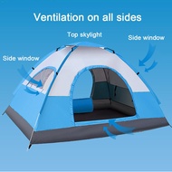 ❣⊕【Malaysia stock】V-camp Tent camping waterproof Outdoor 2~3 People tent camping Double hexagonal tent add Thick Beach p