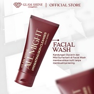 GLAM SHINE Allmight Hydrating Skin Cleanser - Facial Cleanser for All Skin Types with Glycerin