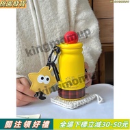Boutique~Insulated Water Cup~Office Thermos Cup Girls High-Value Small Cute Straw Student Stainless 