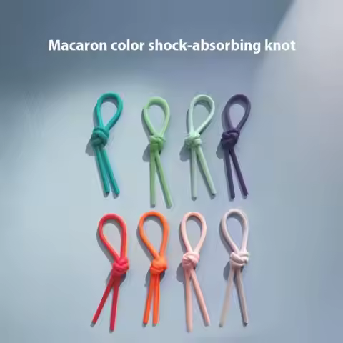 1/8Pcs 25 cmAnti Vibration Knot Squash Racquet Damper Vibration Dampeners Tennis Racket Soft Silicon