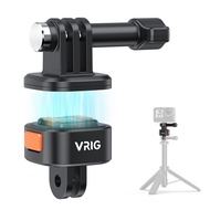 VRIG クイックリリースマウント 磁気アダプター Gopro用アクセサリー 三脚用 マグネット式 素早く取付 アクションカメラマウント マウントアダプター ミニ三脚 Hero 13/12/11/10