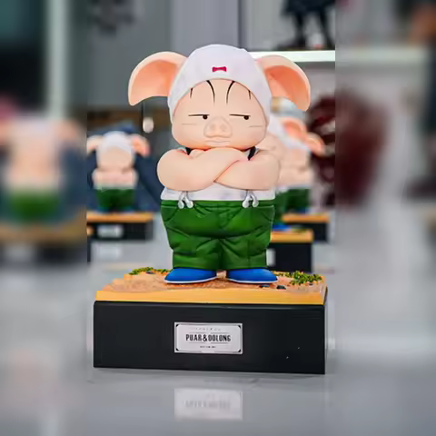 JT studio 13cm/5.11inch Dragon Ball Oolong Anime Figures Childhood Series PVC Statue Collection Mode