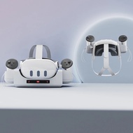 Charging Dock Charge Controllers Headset Simultaneously for VR Quest 3