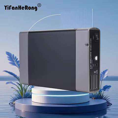 5.25 inch Optical Drive Case 3.5 inch SATA USB2.0 External HDD CD DVD External Enclosure EU/US Plug