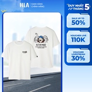 HLA x ZOLA men's t-shirt with loose form, personality, cool, absorbent, stretchy fabric HLA t shirt