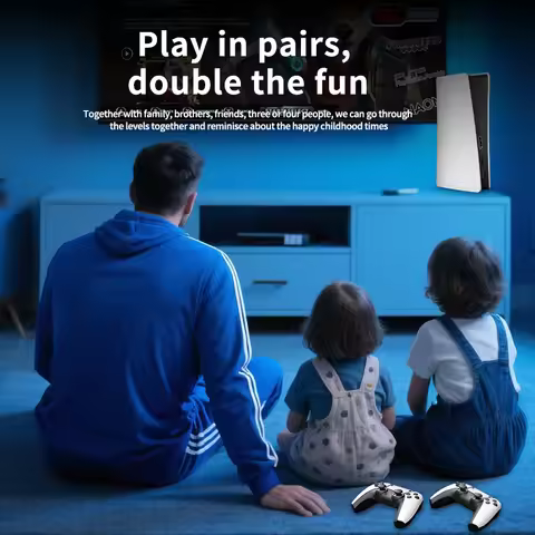 Q10 3D Game Stick 128G Video game console retro 4K home console 2.4G double Wireless game controller