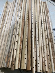 Sabuk sangkar kayu jati 50pcs jarak 1.5cm untuk sangkar burung lubang bor 3mm