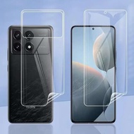 Matte 3PCS Hydrogel POCO F6 F5 X6 M6 C65 C75 Screen Protector para sa Redmi 13C 14C K70 Pro K70E