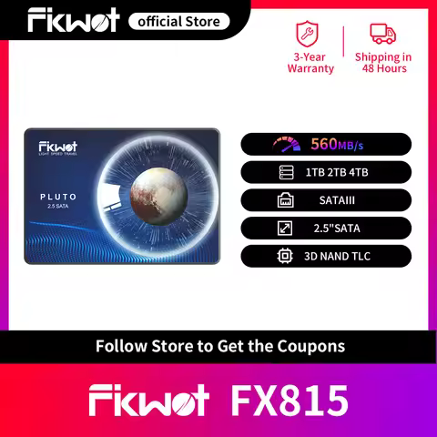 Fikwot FX815 SSD 2.5" SATA SSD 1TB 2TB 4TB Internal Solid State Drive 560MB/s 3D NAND SLC Cashe for 
