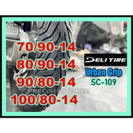 * FREE TUBELESS NUT * DELI TIRE 2025  URBAN GRIP SC-109 SCOOTER [ MADE IN INDONESIA ] SC109 14 Inchi