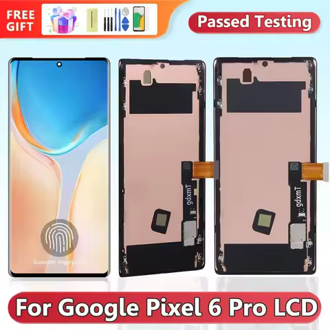 For Google Pixel 6 Pro Lcd Display Touch Screen Panel Digitizer for Google Pixel 6 Pro GLUOG G8VOU G