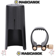 MAGICIANOK ​Clarinet Ligature​, PU Black ​Ligature Fastener​, Mouthpiece Cover​ ​Clarinet Mouthpiece
