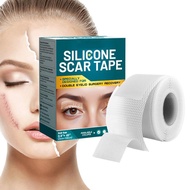 Lembaran silikon untuk parut patch parut 0.79x39.37 inci pita parut silikon Pad yang tidak dapat dig
