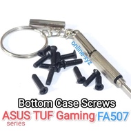 ASUS TUF A15 FA507 FA507R FA507RM FA507RE RR RC casing screw nut bolt