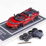 LMLF 1 64 Ferrari Modified Convertible Supercar Model Mansory Ferrari F9XX Red