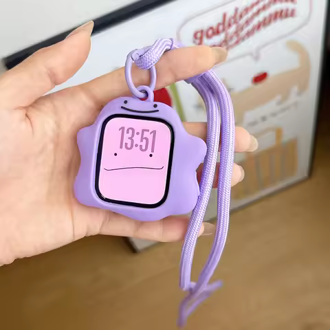 For Apple Watch S11 S10 S9 S8 SE Ultra 40 42 44 45 46 49 MM Watch Case Ditto Gift Fashion Lanyard Si