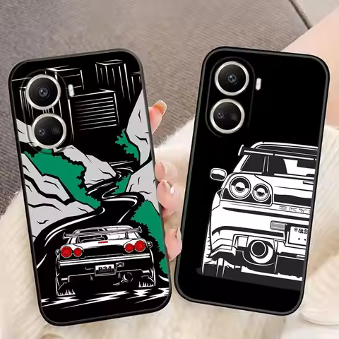 Sport Car Skyline Phone Case For HUAWEI NOVA Y70 3I 7I 8I 9SE P30 Y9 HONOR 8X 9X 20 90 X6B X7A X7B X