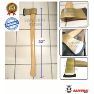 32" Jodun Premium Wooden Handle Axe / Kapak pemegang kayu (1.4kg / 3lbs)