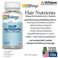 Vitamins To Reduce Hair Loss Nourish Roots SOLARAY Nutrients with L-Cysteine | Thin Damaged Coloring
