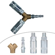 【FSFO】Airline Hose Connectors 3 Way Air Compressor Fittings Y Connector Splitter