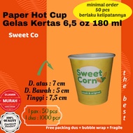 paper Hot Cup 6,5 oz (180 mL) Say Jasuke