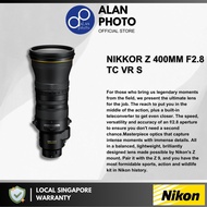 Nikon NIKKOR Z 400mm F2.8 TC VR S Lens for Nikon Z9 Z8 Z7 ii Z6 ii Z5 Zfc Z30 | Nikon Singapore Warranty