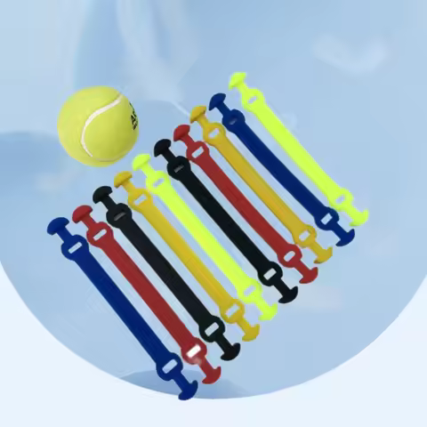 Vibration Dampeners Long Tennis Racket Shock Absorbers Double Knots Shockproof Damper Tennis Racket 