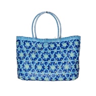 Bag Anyaman Sarawak / Japanese Lace Tote Beg Women / Bakul Anyaman PVC Handmade Wanita Penan