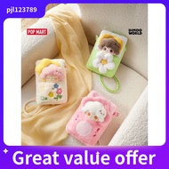 P POPMART POPMART DIMOO DIMOO Mobile Phone Quilt Bag Mystery Box Furry Phone Case with Lanyard