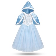 ZZOOI Girl Princess Dress up Costume Aurora Cendrillon Belle Jasmine Sleeping Beauty Dresses Child K