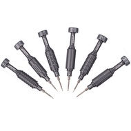 Screwdriver Set Precision 6-Piece Set S2 Combination Small Steel Cannon Bit Screwdriver Phillips Noi