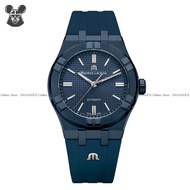 MAURICE LACROIX AI6007-PVC00-430-4 AIKON PVD Automatic 39mm Silicone Strap Blue Limited Edition *Original