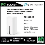 TP-LINK ARCHER NX200 5G AX1800 Wireless Dual-Band Gigabit Router 5G MODEM