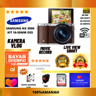 SAMSUN NX 3000 KIT LENSA 16-50MM OIS FREE ACCESORIES KAMERA