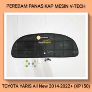 TOYOTA YARIS All New XP150 2014-2022+ LELEPeredam Panas Suara Kap Mesin Aksesoris Variasi Mobil VTEC