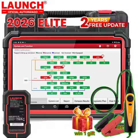 2026 LAUNCH X431 PRO3S+ V5.0 All Systems Car Diagnostic Tools ECU Coding Bi-directional CAN FD DOIP 