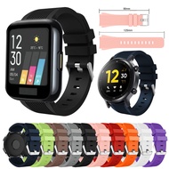 20mm/22mm Silicone Strap for Realme Watch / Realme S / Realme S Pro Watch Band Replacement Strap Wristband Accessory