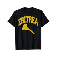 Eritrea T-shirt Eritrea Map, Eritrea Pride, Men's Black Casual Summer - Cool Independence Day T-shir
