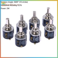 BBLUE 1pc 534-1-1 Spectorl Precision Coil Wire Wound Potentiometer 534 2w 100R 200R 500R 1K 2K 5K 10