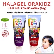 HALAGEL ORAKIDZ Children Non Fluoride Toothpaste Ubat Gigi Budak Tanpa Florida Natural Kids Baby