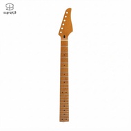 [szgrqkj3] Electric Guitar Neck 24-Fret Replacement Guitar Neck 25.5 Inch C-Shaped for Luthier