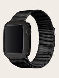 Correa de reloj simple &amp; Funda compatible con Apple Watch
