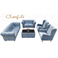 Free Coffee Table Chesterfield Sofa 2 Wing Chair 2 Seater 3 Seater 2+3 Seater Cr-938