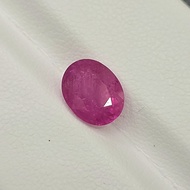 พลอย ทับทิมแท้ พลอยเเท้ (เผาใหม่). Natural Ruby | 2.78การัต (cts) | 7 X 8.80mm | 820฿ | RR5