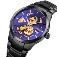 SKMEI 9243 Fashion Trend Men's Skeleton Automatic Mechanical Watch Waterproof Watch Jam Tangan Lelaki Original