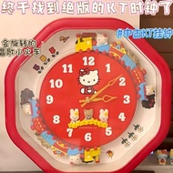 New HelloKitty Wall Clock Cartoon Small Train Clock Train Household HelloKitty Clock Wall Watch  Fai