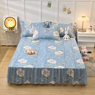 1 cái bọc bảo vệ nệm Ga Trải Giường váy tấm ga trải giường 5/6feet in phong cách Hàn Quốc (không có