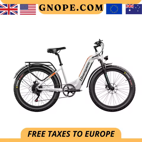 Shengmilo MX06 city Electric Bike 1000W Urban Bicycle Fat bike electric 26" E-bike 48V17.5AH Battery